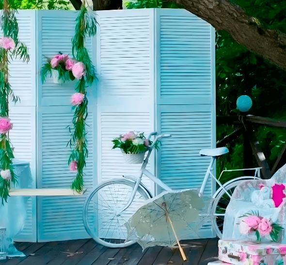 Ширма свадебная белая