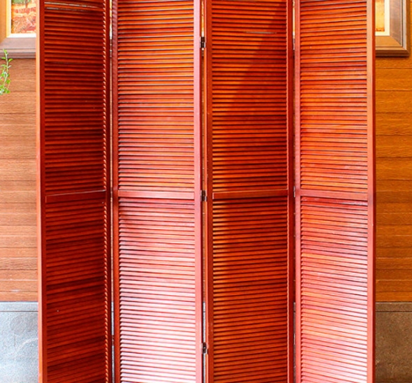 Складная ширма золотая