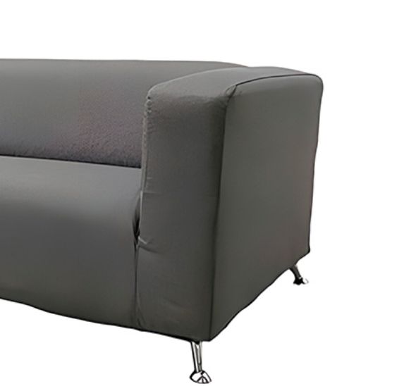 Диван Клиппан тканевый серый