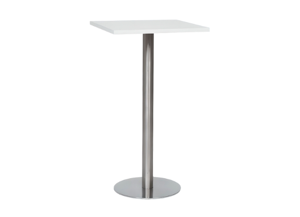 Стол коктейльный Quadratic 60х60 белый