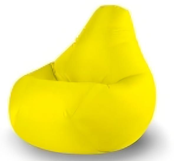 Пуф кресло-мешок желтый