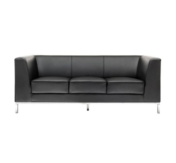 Диван President трехместный черный