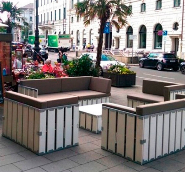 Диван модульный прямой