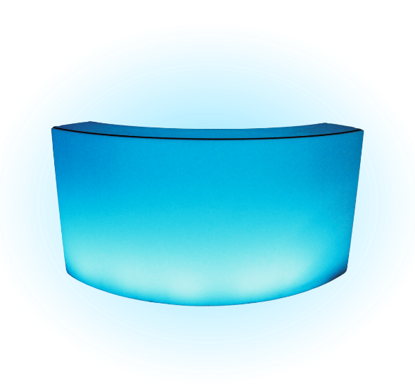 Круглая светящаяся стойка