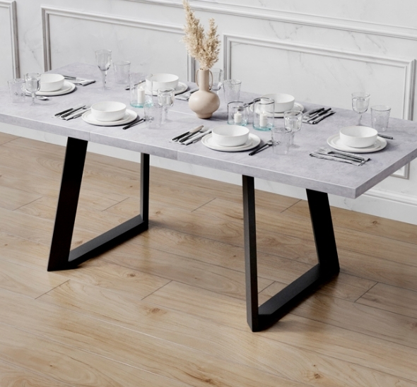 Стол лофт белый