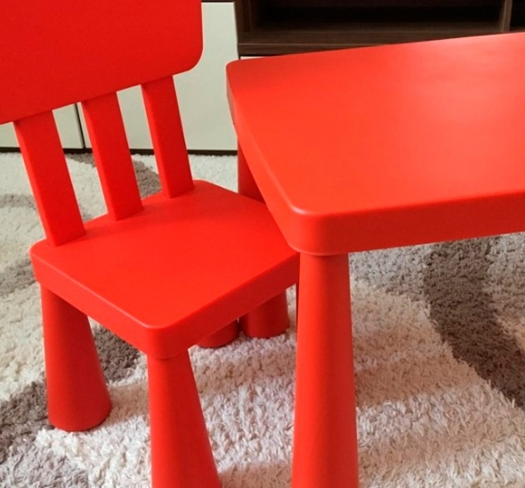 Детский стульчик Mammut красный