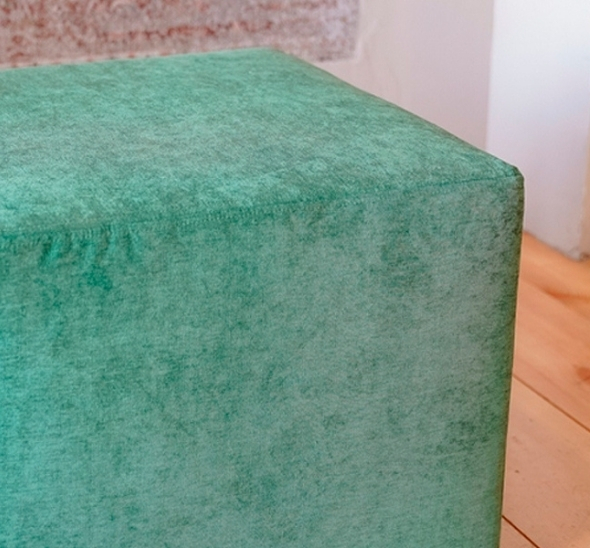 Пуфик Куб Изумруд