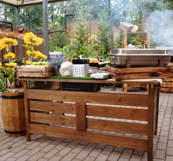 Стол фуршетный «Рустик»