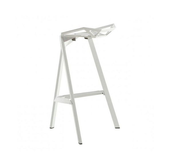 Стул барный One White