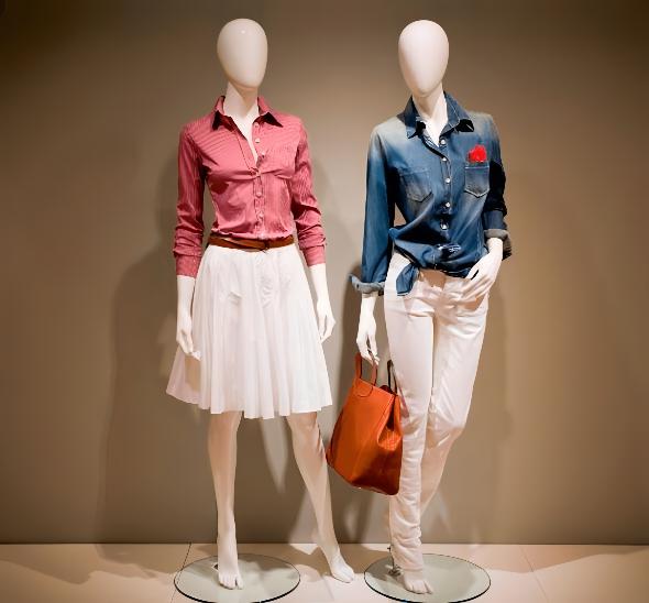 Манекен женский белый