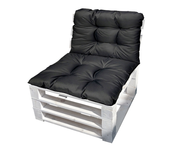 Белое кресло из поддонов