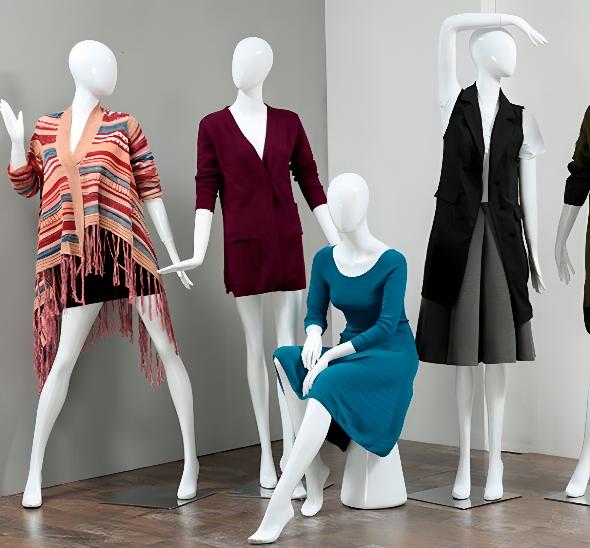 Манекен женский белый