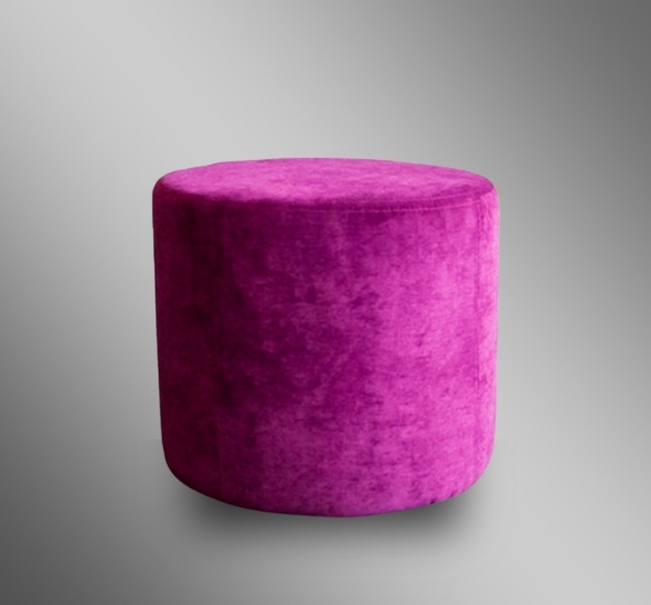 Пуфик круглый Сиреневый