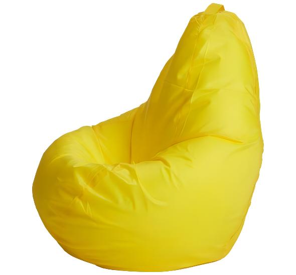 Пуф кресло-мешок желтый