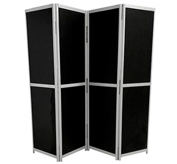 Металлическая ширма чёрная