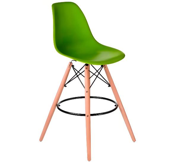 Стул барный Eames зеленый