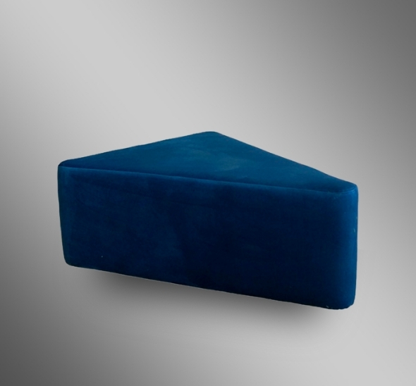 Пуфик Большой треугольник Синий