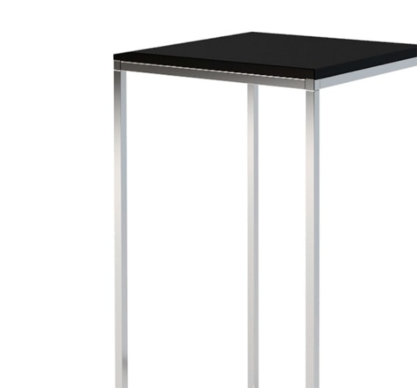 Барный стол Лаконичность с чёрной столешницей