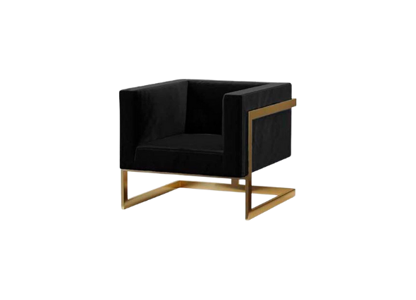 Кресло Andrian Gold Black