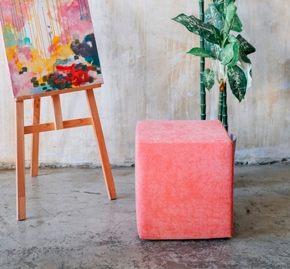 Пуфик Куб Коралл