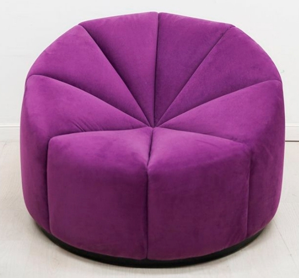 Кресло-пуф Вельвет Пурпурный