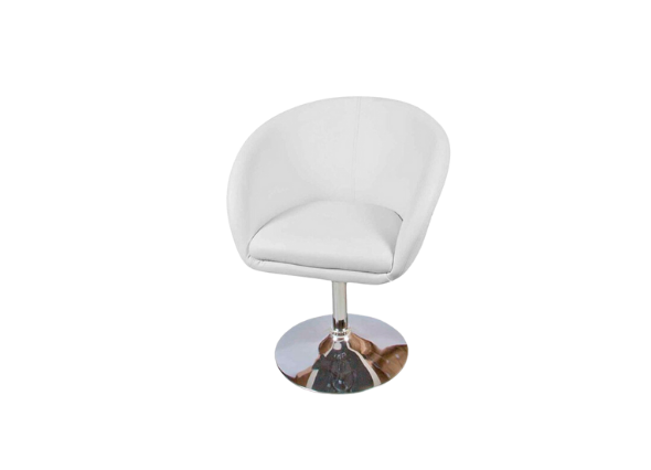 Стул барный Edisson белый