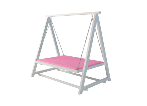 Качели розового цвета