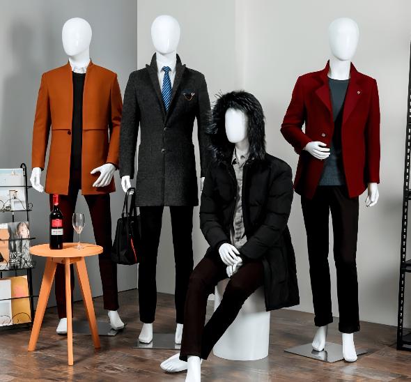 Манекен мужской белый