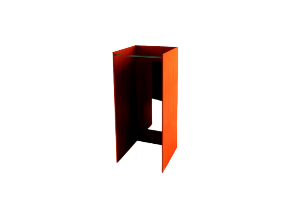 Примерочная кабина цвета дуб