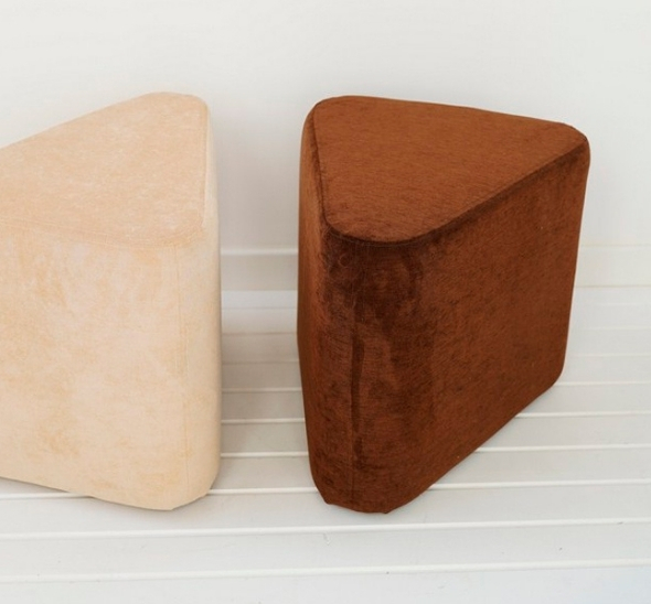 Пуфик треугольный Коричневый