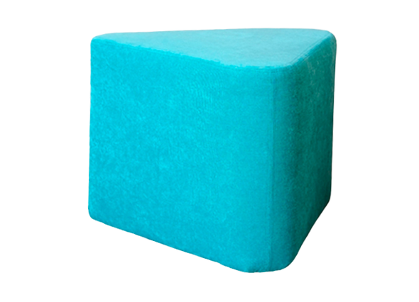 Пуфик треугольный Бирюзовый