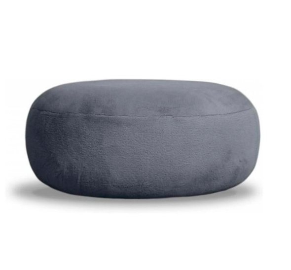 Пуфик круглый Серый
