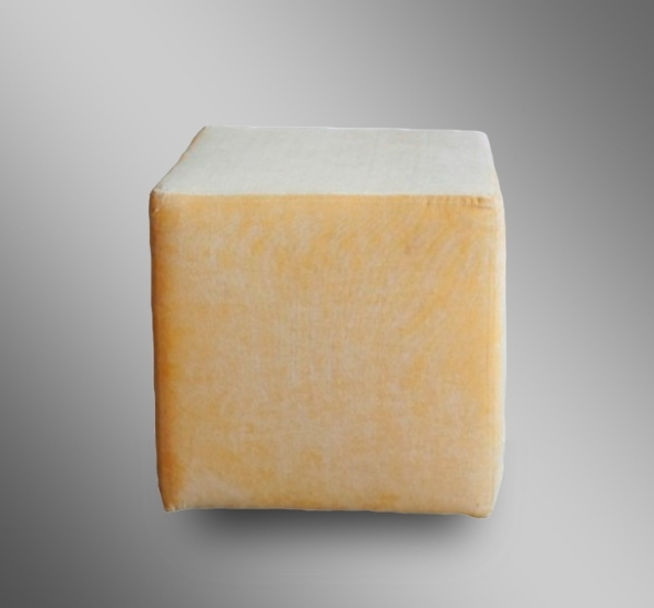 Пуфик Куб Желтый