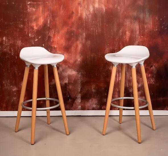 Стул барный Tucker White