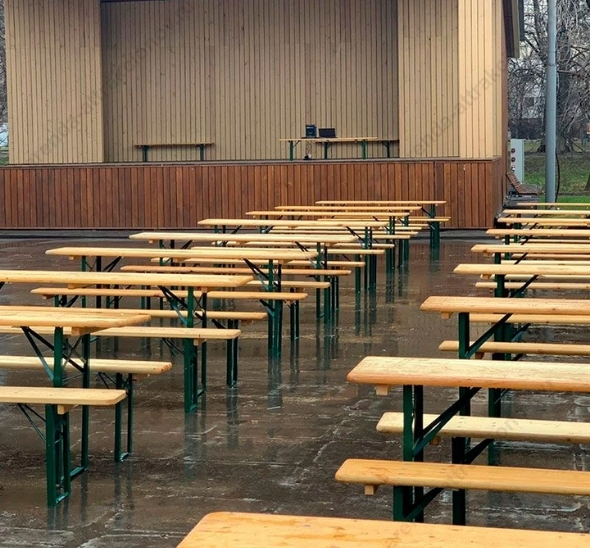 Стол складной 220×70 см