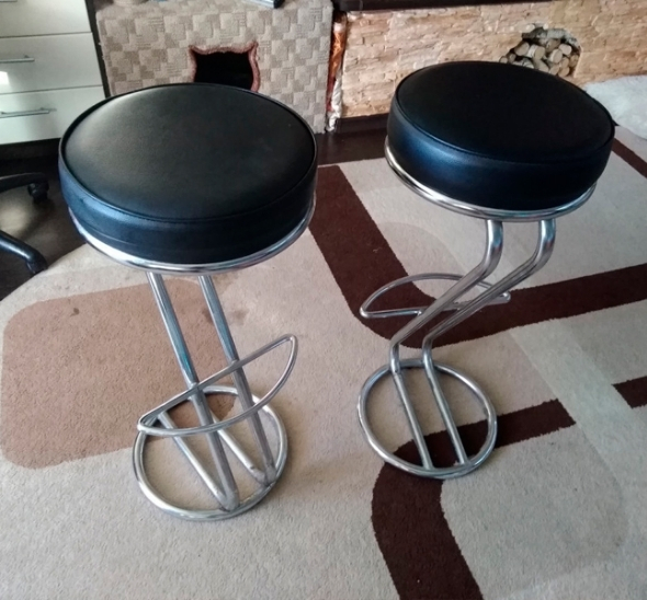 Стул барный Zeta чёрный