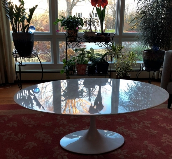 Стол Tulip Oval Black