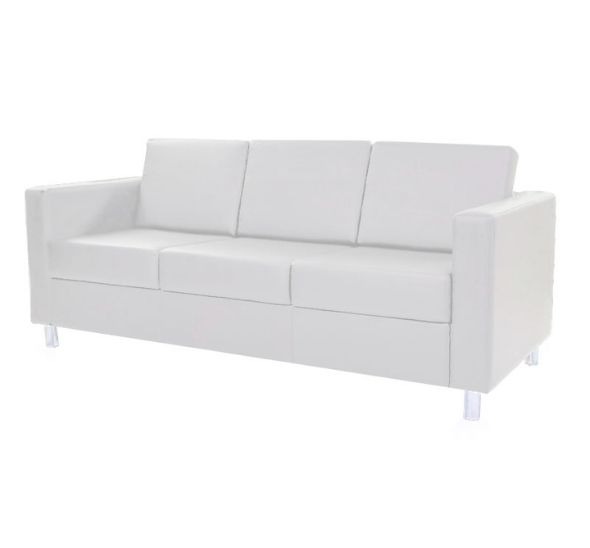 Диван Cyber трехместный белый