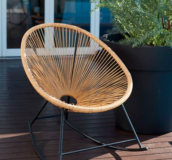 Бежевый садовый стул Acapulco Chair