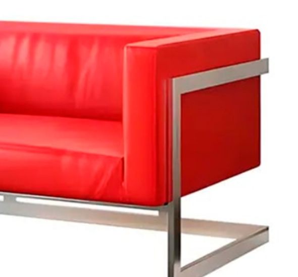 Диван Andrian Silver Red