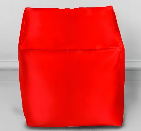 Пуф Геометрия красный