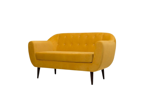 Диван Rotterdam двухместный желтый