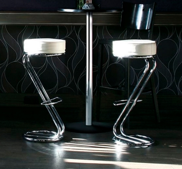 Стул барный Zeta белый