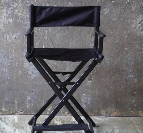 Стул визажиста чёрный