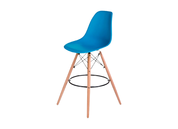 Стул барный Eames синий