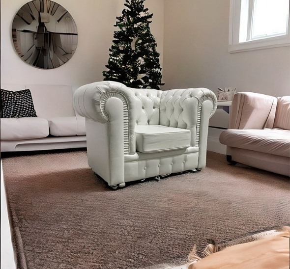 Кресло Chesterfield White