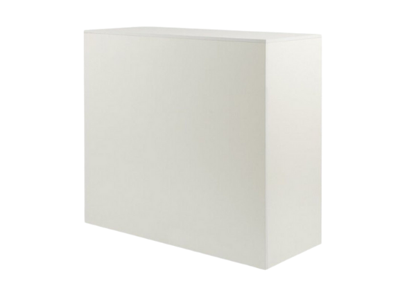 Белая стойка ресепшн