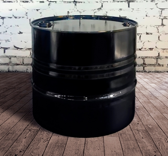 Стол журнальный из бочки чёрный