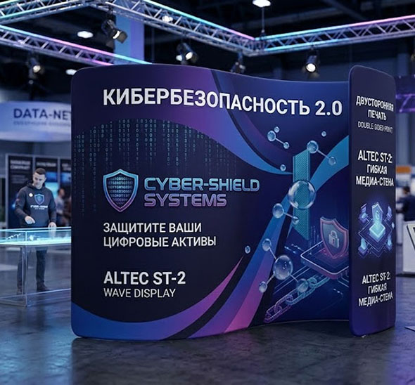 Стенд Altec ST-2 (волна) двусторонняя печать