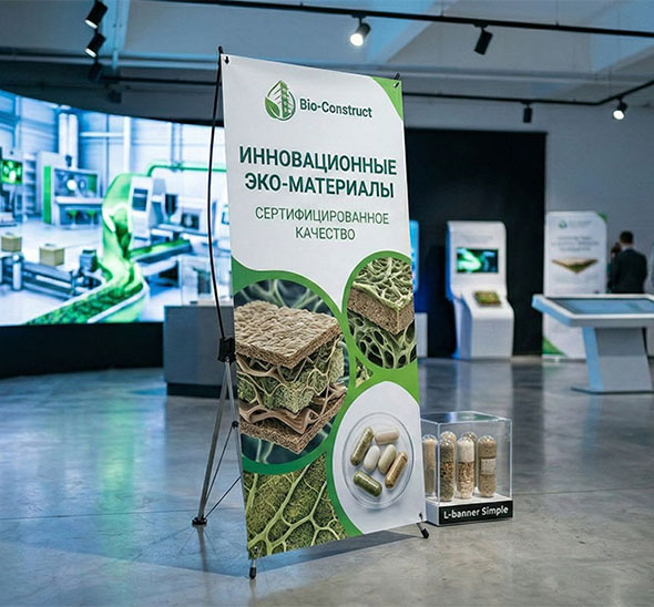 X-БАННЕР стронг с печатью полипропилен